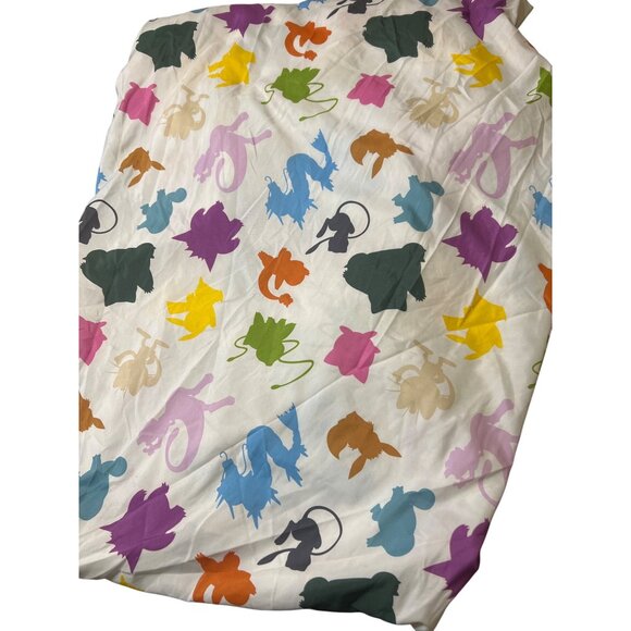 Pokemon Fitted Twin Sheet By Northwest Character Silhouette 100% polyester - Picture 1 of 4